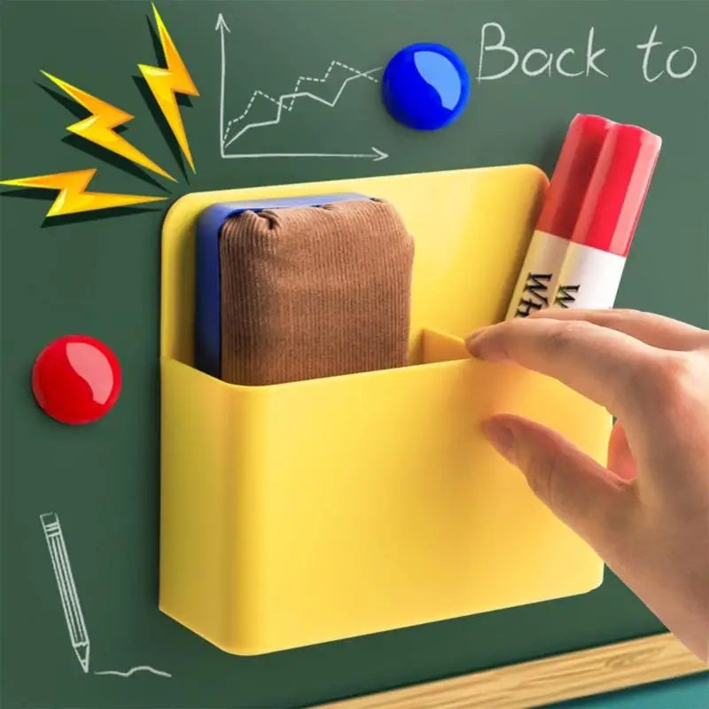 2 Pcs Pen Holders for Refrigerator Dry Erases Marker Holders Storage Box Whiteboard Accessories K1KF Quake