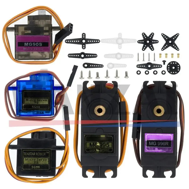 SG90 MG90 MG90S Servos Digital MG995 MG996 Servo Metal Gear for Futaba JR Car RC Model Helicopter Boat For Arduino UNO Diy Quake