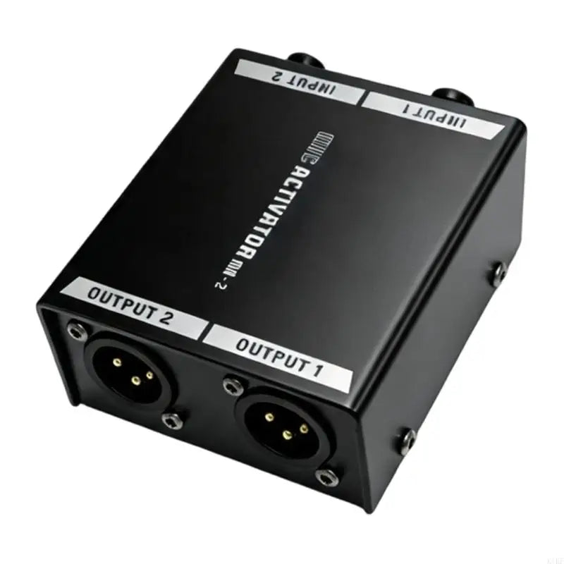 XLR Boosters Preamp for Recording Chains, Compactly Metal Mics Preamplifier with XLR Input and Output for Studio and K1KF Quake K1KF8NB905117-BK-2 CN