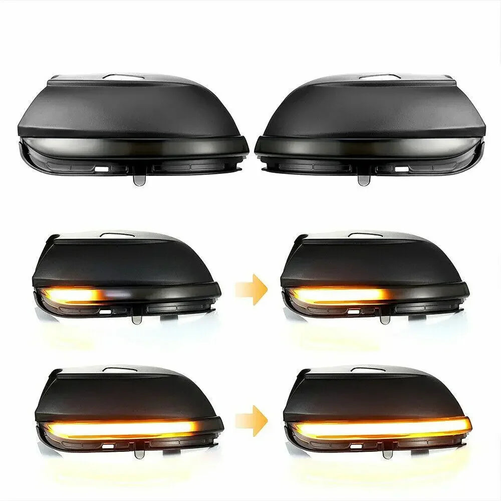 For VW Passat B7 CC Jetta MK6 Bettle A5 Scirocco Car Dynamic LED Turn Signal Light Side Mirror Sequential Parking Lamp Blinker Quake