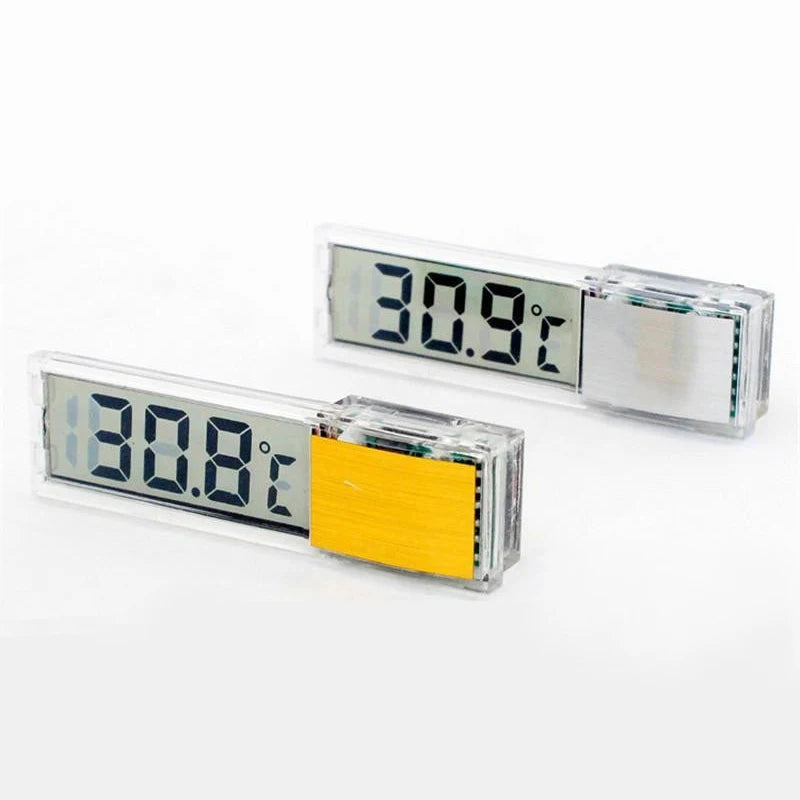 1pc Aquarium Thermometer 3D Digital LED Electronic Fish Tank Temperature Fish Turtle Temp Meter Aquarium Decoration Quake
