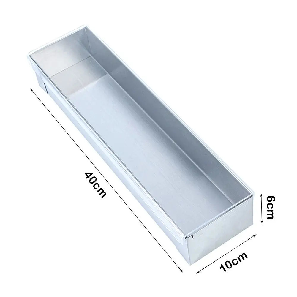 Rectangle Shape Tiramisu Cake Mold Removable Base Non-Stick Surface Non-Stick Baking Mold Professional Tools Handmade Quake