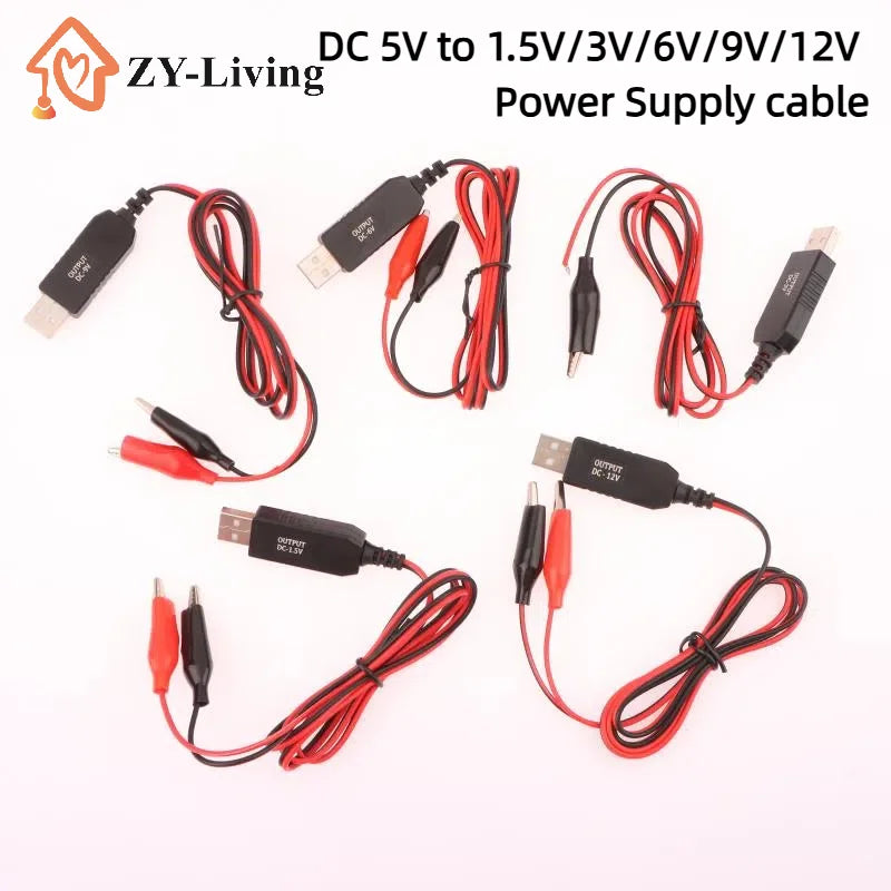 1 Piece Multimeter Microphone Toy's Remote Devices USB 5V To 3V Converter Step Up Voltage Converter Power Cable Quake