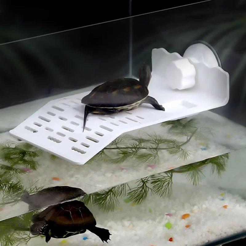 Floating Turtle Stand, Aquarium Tools, Aqua Turtle Stand, Floating Decoration, Floating Island Stand, Basking Stand，1pc Quake