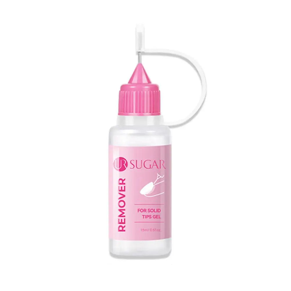 15ML Nail Glue Remover for Press on Acetone Free Nail Polish Remover Multi-Functional Remover for Nails Tips Gentle Glue Remover Quake 15ml