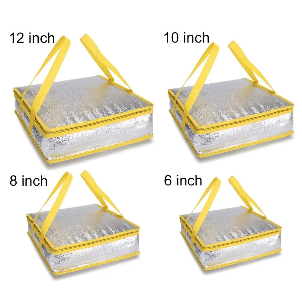 Folding Food Thermal Drink Storage Cooler Bag Insulation Bag Ice Pack Pizza Delivery Bag Quake