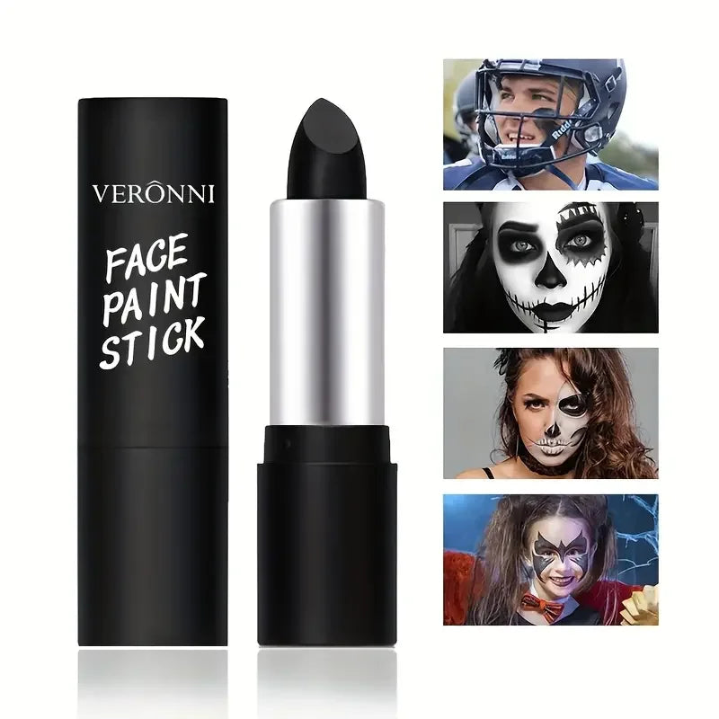 Black Eye Face Body Paint Stick, Waterproof Cream Body Paint Mixable Stick for Halloween Makeup Clown Makeup Face Paint Stick Quake