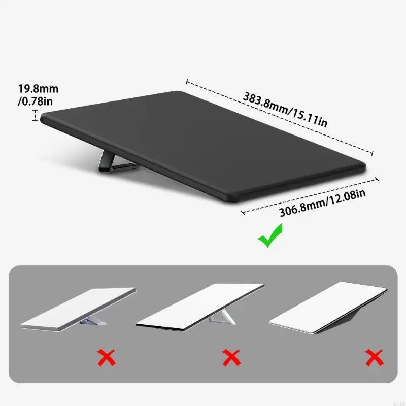 Flat Dish Protective Cover, Silicone Panel Sleeve with Rear Stand Opening for V5 Antennae Storage, Home Use, and Daily K1KF Quake