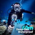 Underwater Camera Housing for LunaUltra Camera, Clear Full-Cover Protective Shell with Lens Window 2Prong Mount for Diving K1KF Quake CN