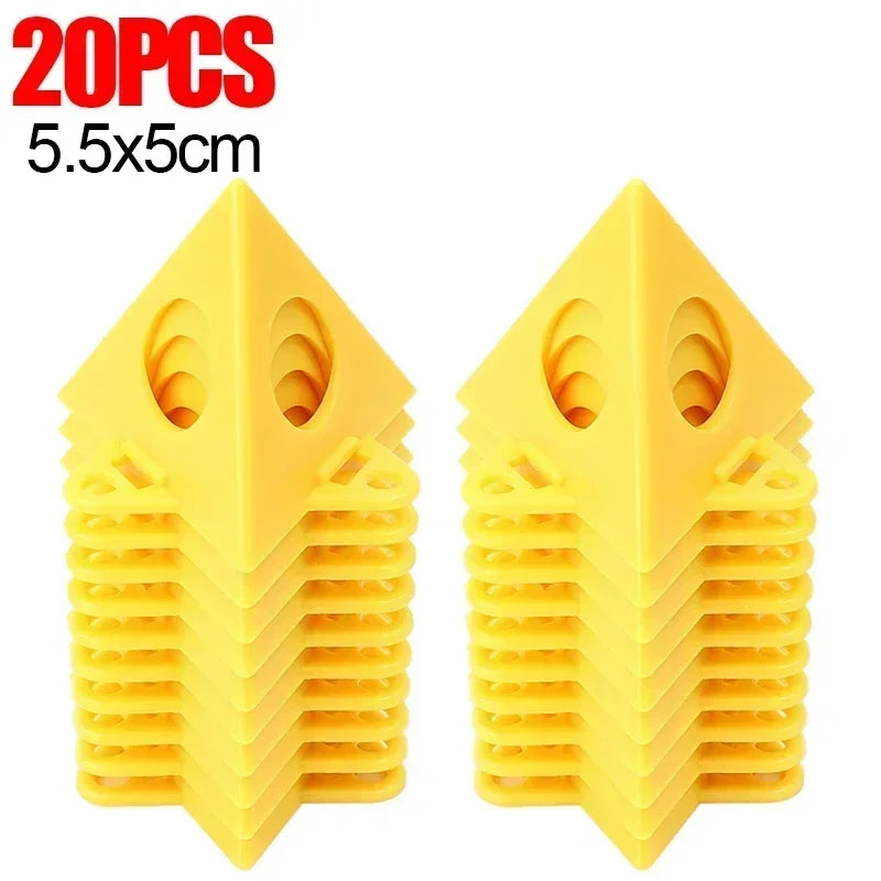 60/10PCS Mini Cone Paint Pyramid Stands Triangle Support Frame Woodworking Tripod Spray Painting Brackets Block Auxiliary Tools Quake 20PCS