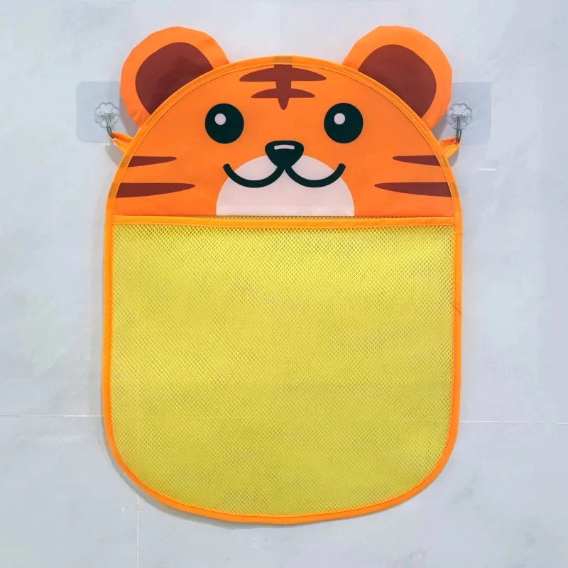 Large Bathroom Storage Mesh Bag, Children's Bath and Water Toy Storage Bag, Baby Mesh Bag, Suction Cup Hanging Bag. Quake