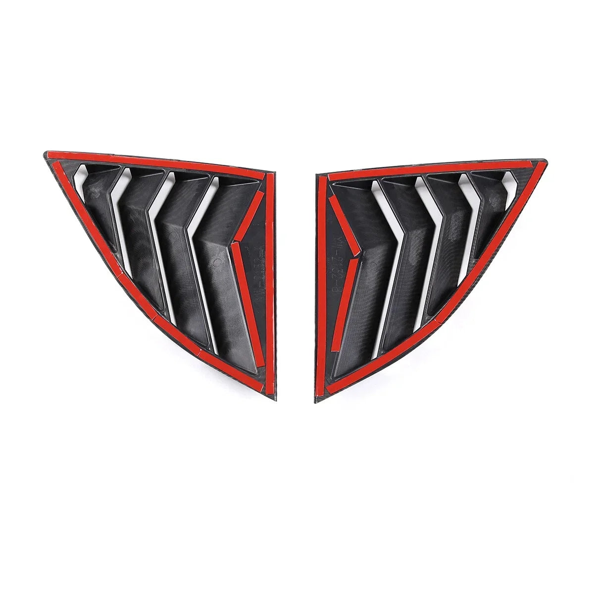 For Toyota Supra A90 A91 2019-2025 Pair Car Rear Louver Window Side Shutter Cover Trim Sticker Vent Scoop ABS Carbon Accessories Quake