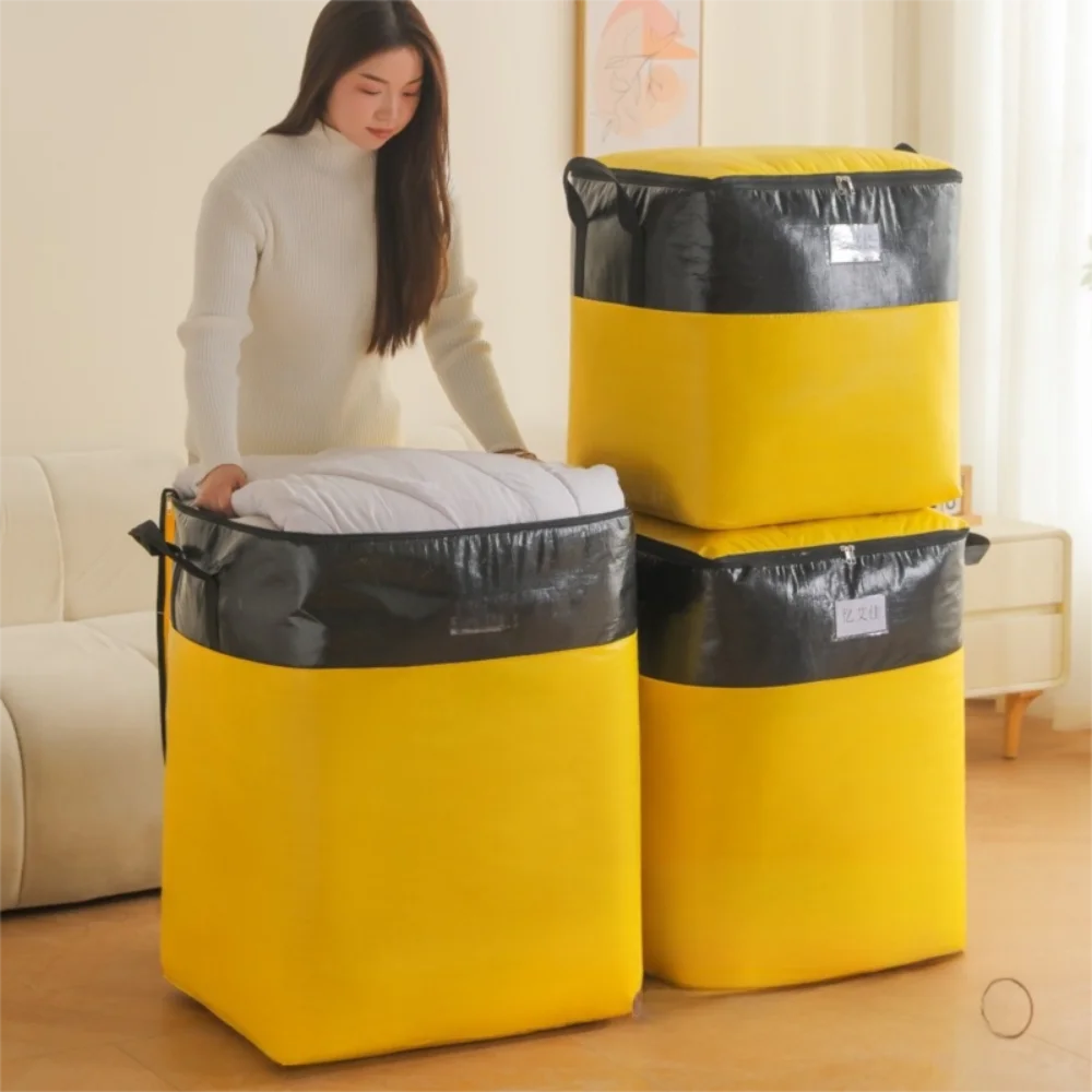 Large Capacity Moving Package Bag Durable Multifunctional Luggage Packing Bag Dustproof Moisture-proof Clothes Quilt Storage Bag Quake