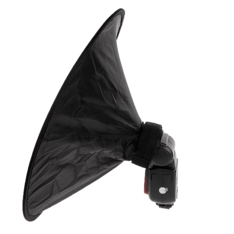 Universal 42cm Round Studio Flash Softbox Speedlite Diffuser Reflector Strap New K1KF Quake