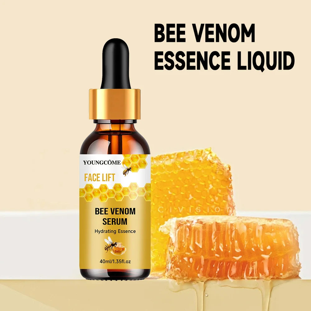 Beevenom Serum Hydrating Essence Face Serum Lift Firming Fade Fine Lines Anti-aging Essence Whitening Brighten Nourish Skin Care Quake