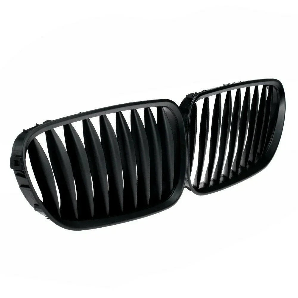 For BMW Z4 E85 E86 2003–2008 2x Car ABS Grille Front Kidney Grill Single Line Style 51117117757 51117117758 Accessories Parts Quake