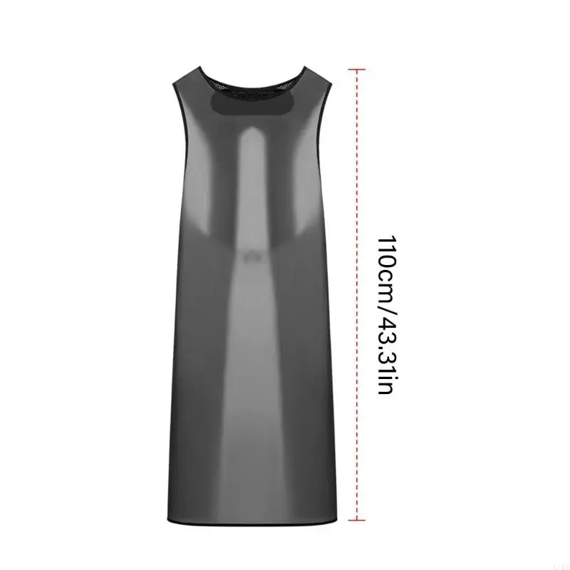 Waterproof Work Apron with Breathable Back, Full Coverage Protective Apron with Adjustable Neck Fastener and Waist Tie for K1KF Quake