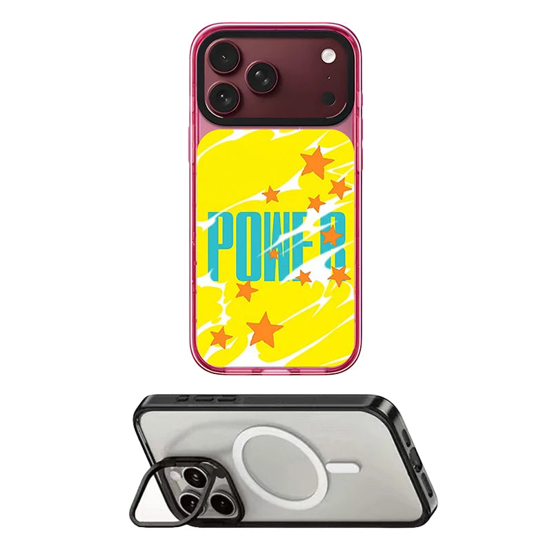 6092065 Impact Case - Mirror / Glaze Magnetic Cover: Compatible with IPhone 18 17 Pro Max 18Pro Quake stand (MagSafe) 4 for iPhone 18 Pro
