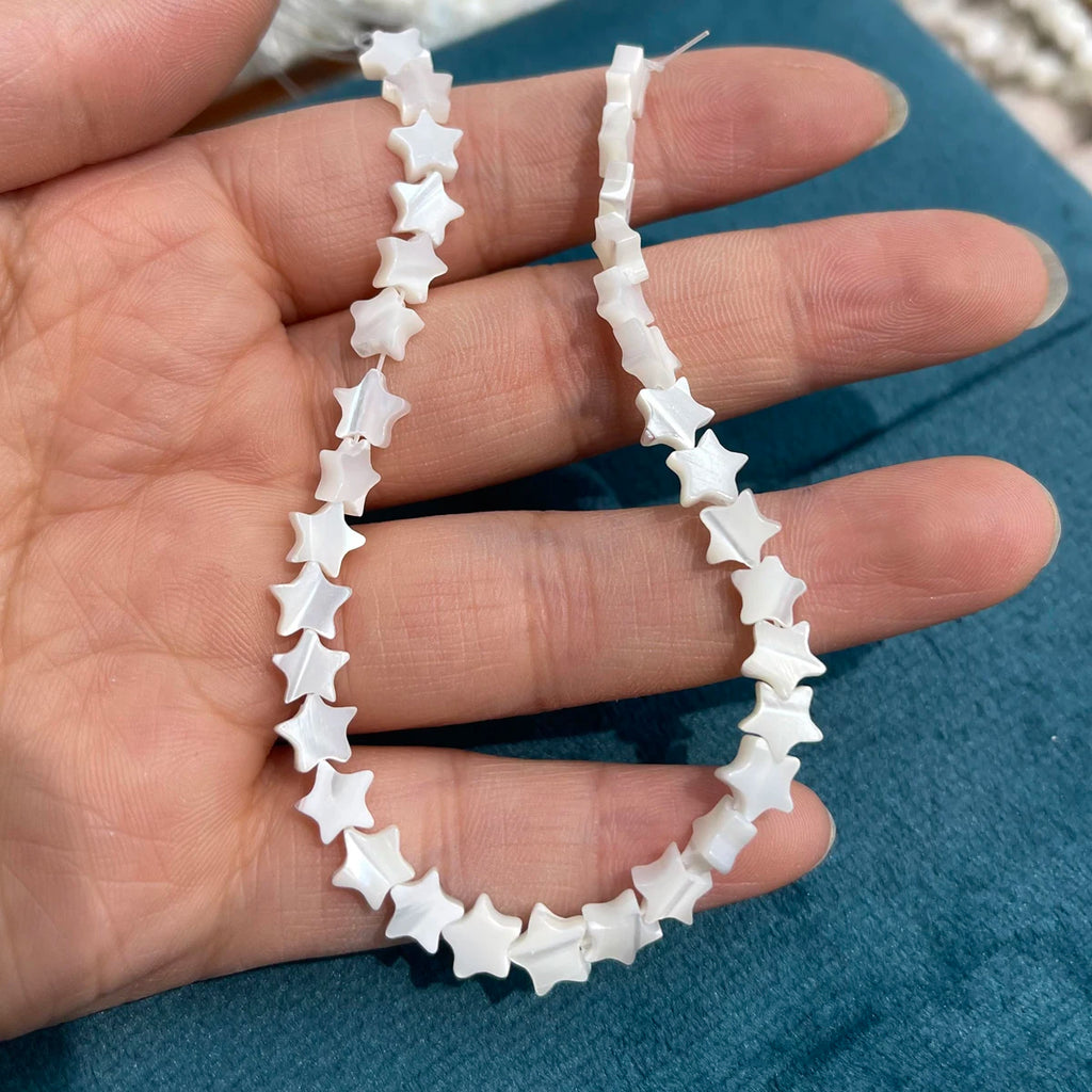 DIY Shell Isolation Beads Trochus Shell Gloss Beads For Jewelry Making DIY Necklace Bracelet Earrings Accessory Quake Star-8mm
