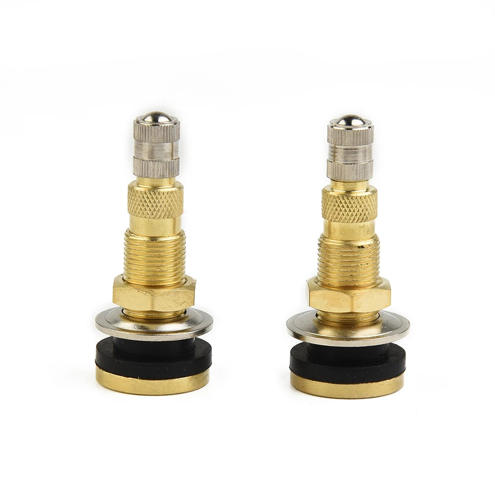 For Vehicle Tractor Tire Valve Stem Pack TR618A 16mm 2PCS/Set Air Liquid Tubeless Copper Quality Practical For Quake A