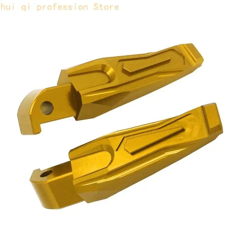 Rear Passenger Foot Peg Footrests Footpeg Pedal for NMAX155/125 XMAX300/250 2pcs H8WE Quake Gold CN