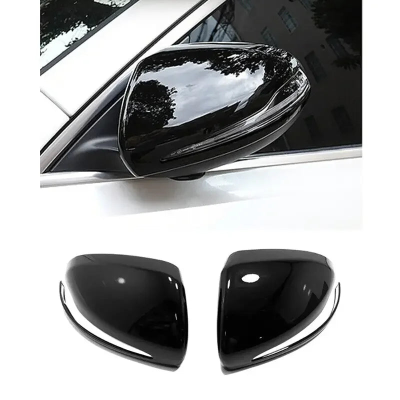 For Mercedes-Benz E GLC S C Class W205 W213 X253 W222 W238 LHD Car Rearview Side Mirror Cover Wing Cap Exterior Rear View Trim Quake
