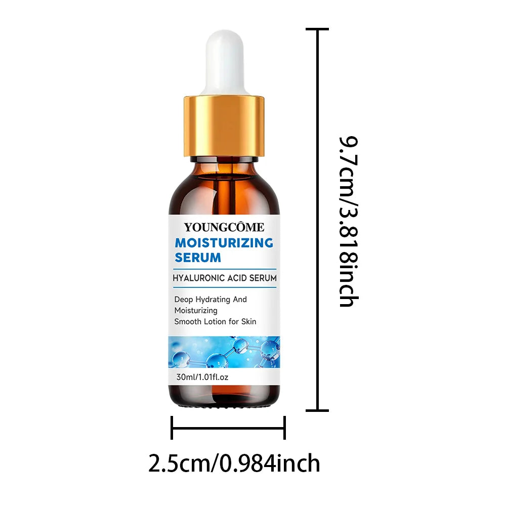 Hyaluronic Acid Facial Essence Deep Moisturizing Facial Skin Essence Anti Wrinkle Aging Face Lift Tightening Reduce Finelines Quake 30ml