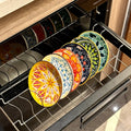 6pcs- Ceramic Bohemia Plate, Salad Plate, Appetizer, Serving Dried Fruit, Desserts And SaladsDishwasher Oven Microwave Safe Quake Six different plates