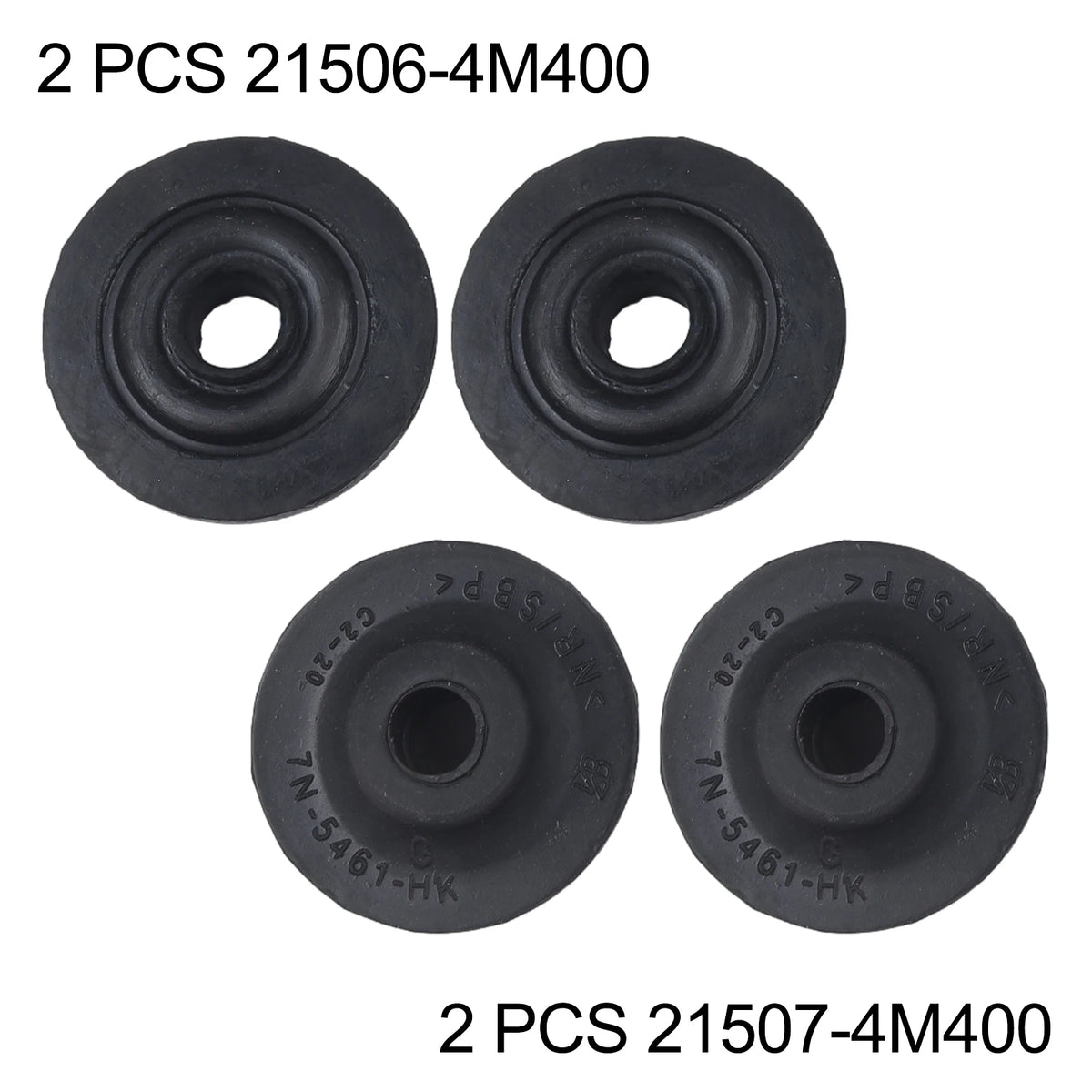 High Quality Rubber Radiator Mount Radiator Mount Black Car Parts Replacement Rubber 21506-4M400 4 Pcs Car Truck Parts Quake