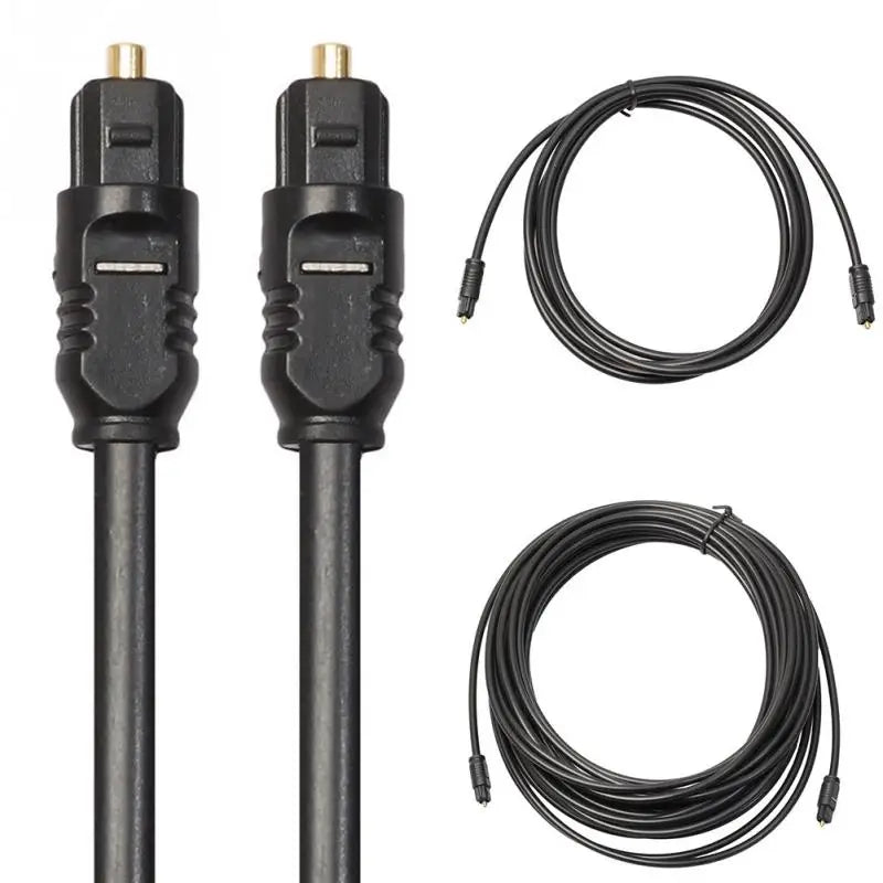 New High Quality SPDIF MD DVD Gold-Plated Cable 1m 1.5m 2m 3m 5m For Toslink Gold-Plated Digital Optical Audio Cable Quake 5m