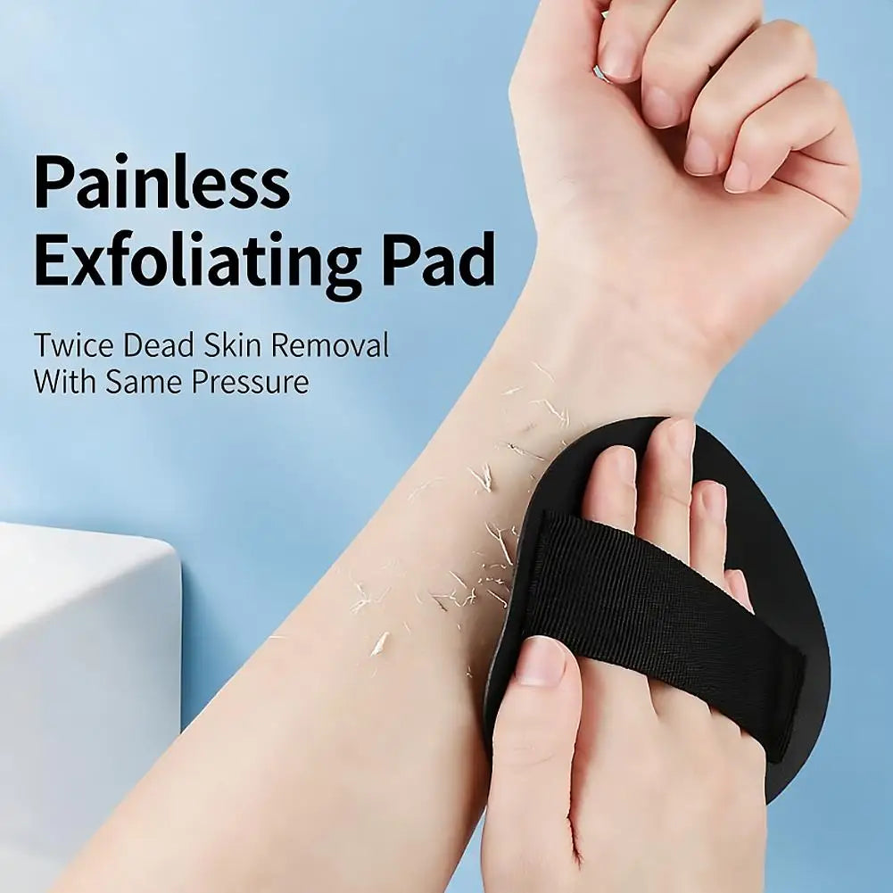 Body Exfoliating Bath Brush-Circular Scrubber for Dead Skin Removal, Painless Shower Tool, Moisturizing Bathing Towel, Skin Care Quake