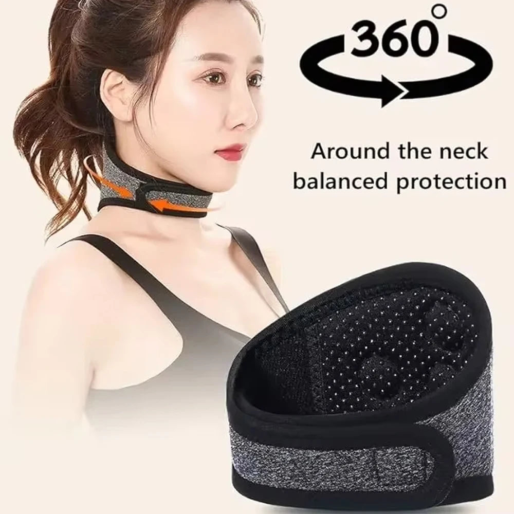 Neck Massage Machine Self-heating Neck Belt Neck Protection Spontaneous Heating Belt Warmth Hot Compress Cervical Massager Quake