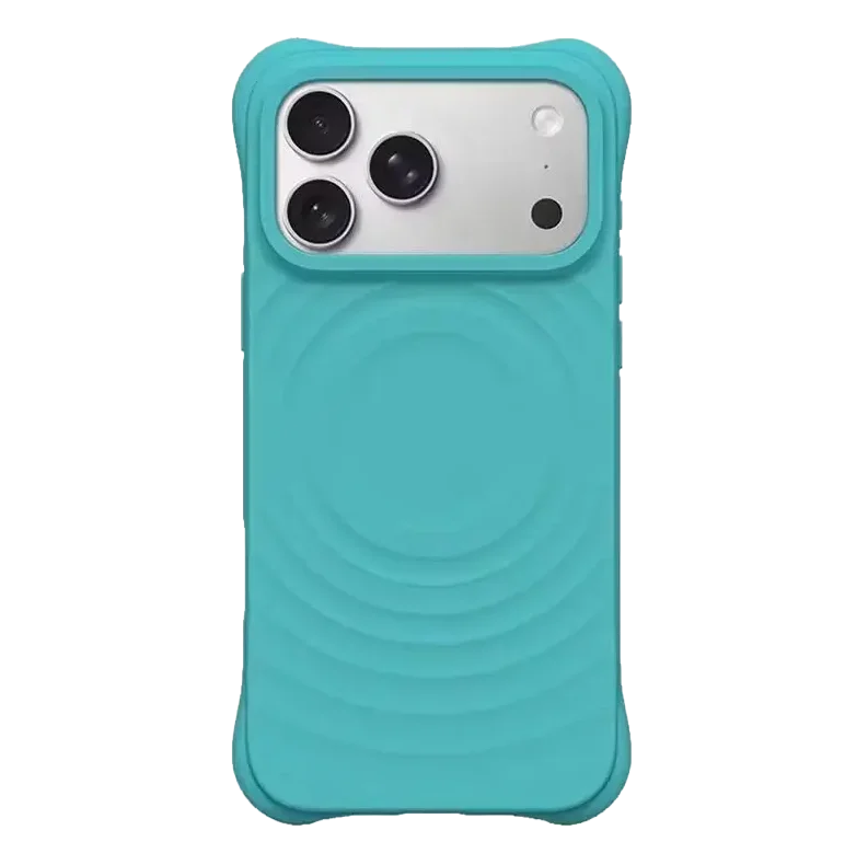 608233 Wave Magnetic Phone Cover for IPhone 13 14 15 16 17 18 Pro Max Case for IPhone 18Pro Quake