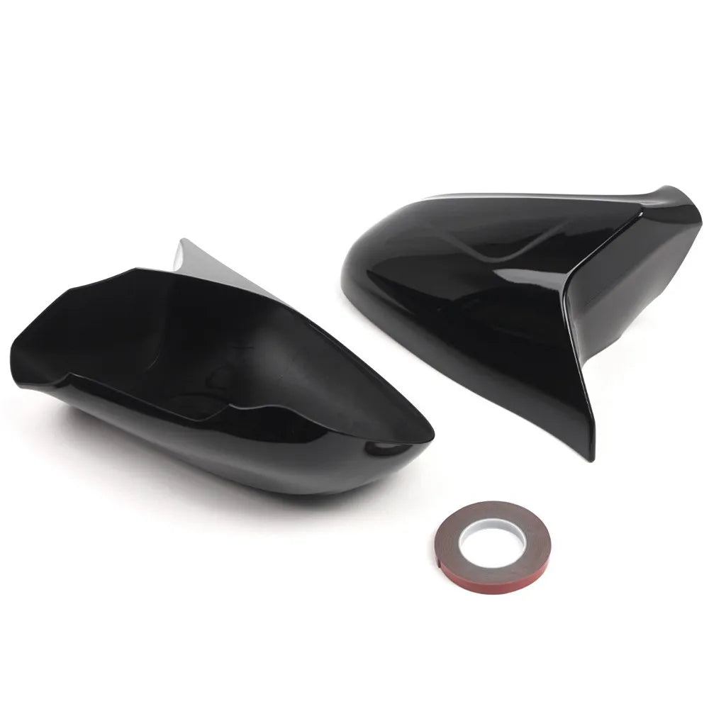 For LHD Lexus ES LS IS Series 2006-2012 2x Car Sticker Rearview Side Mirror Cover Wing Cap Exterior Door Rear View Case Trim Quake