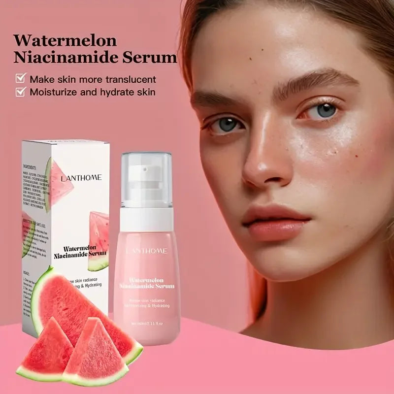 Watermelon Glow Niacinamide Moisturizing Face Pre-Treatment,Moisturizing Serum,Skin Makeup Lightweight Moisturizing Pre-treatmen Quake