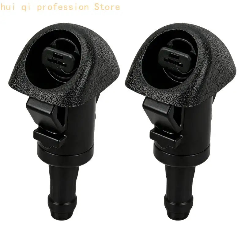 Vehicle Washer Nozzle 1 Pair for Windshield Washer Service Use 86636AJ100 H8WE Quake Black CN
