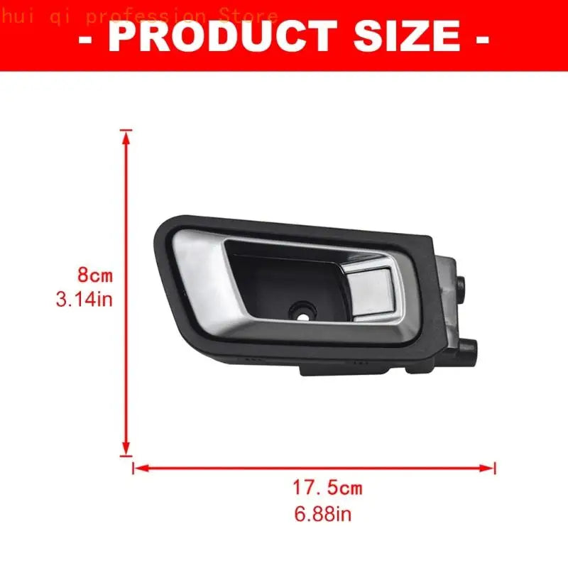 Black and Silver Interior Door Pull Handle for BAIC New Energy EC3, Cabin Repair Part for Interior Door Service H8WE Quake