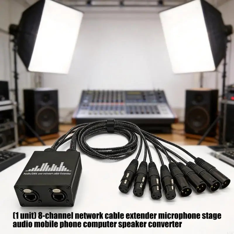 MultiDevice 8Way Networks Sound Extender for Microphone Stage Speakers 70Cm K1KF Quake