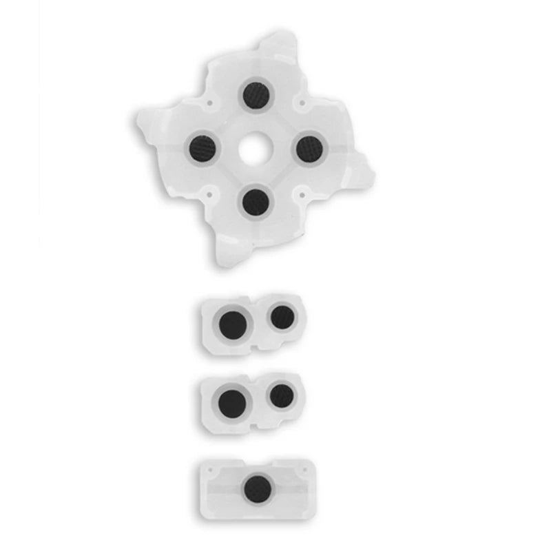 Soft Rubber Silicone Conductive Adhesive Button Pad Keypads Compatible for PS5 Game Controller Repair Replacement Parts K1KF Quake