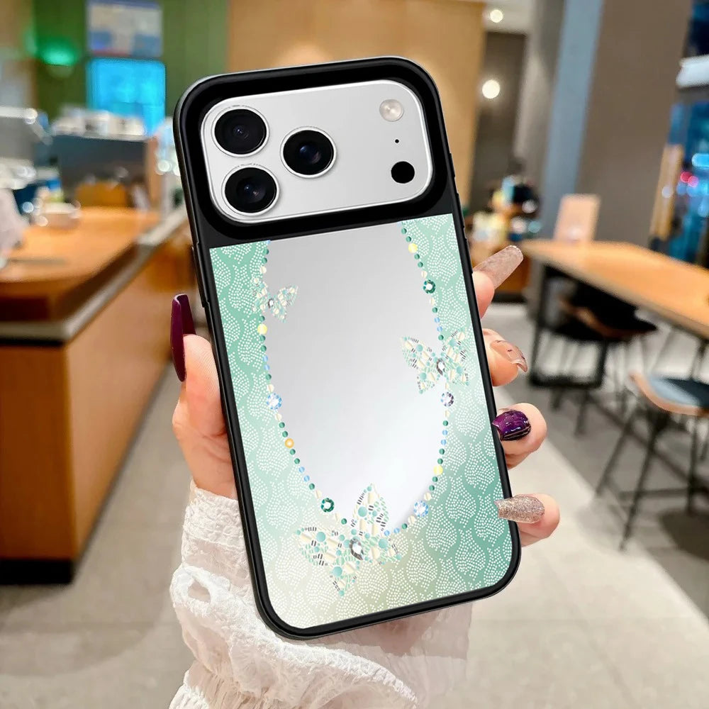 6090742 Mirror Surface Magnetic Phone Case Cover for IPhone 13 14 15 16 17 18 Pro Max Case Quake