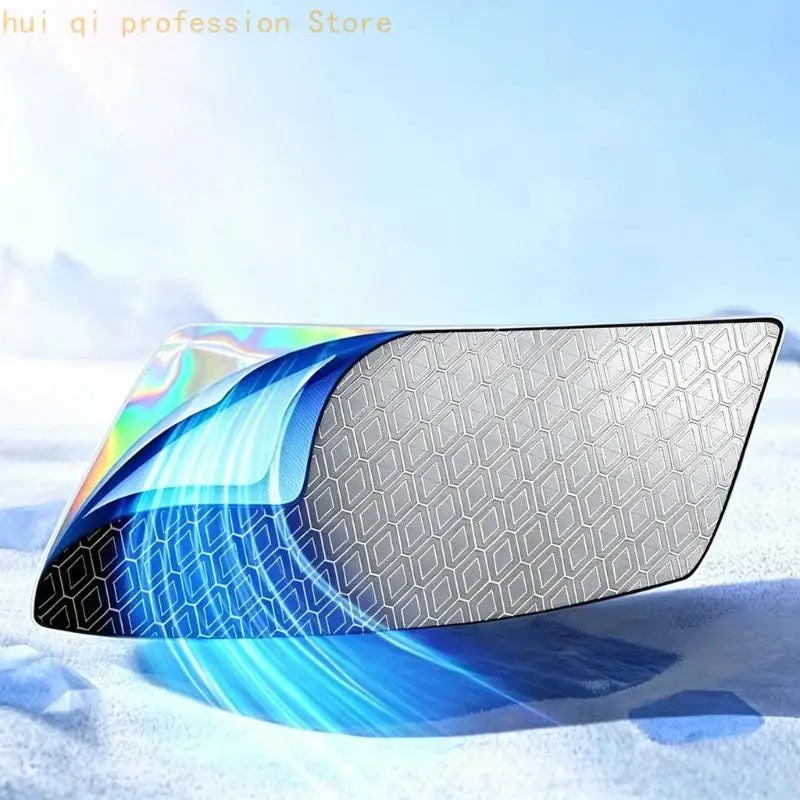 Heavy Duty Heat Resistant Car Windshield Sunshade Combo With 4 Side Window Shades H8WE Quake CN