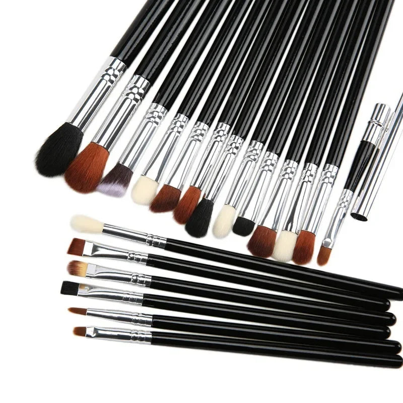 19Pcs/Set Makeup Brushes Cosmetic Powder Eye Shadow Foundation Blush Blending Beauty Professional Make Up Brush Cosmetic Kit Quake