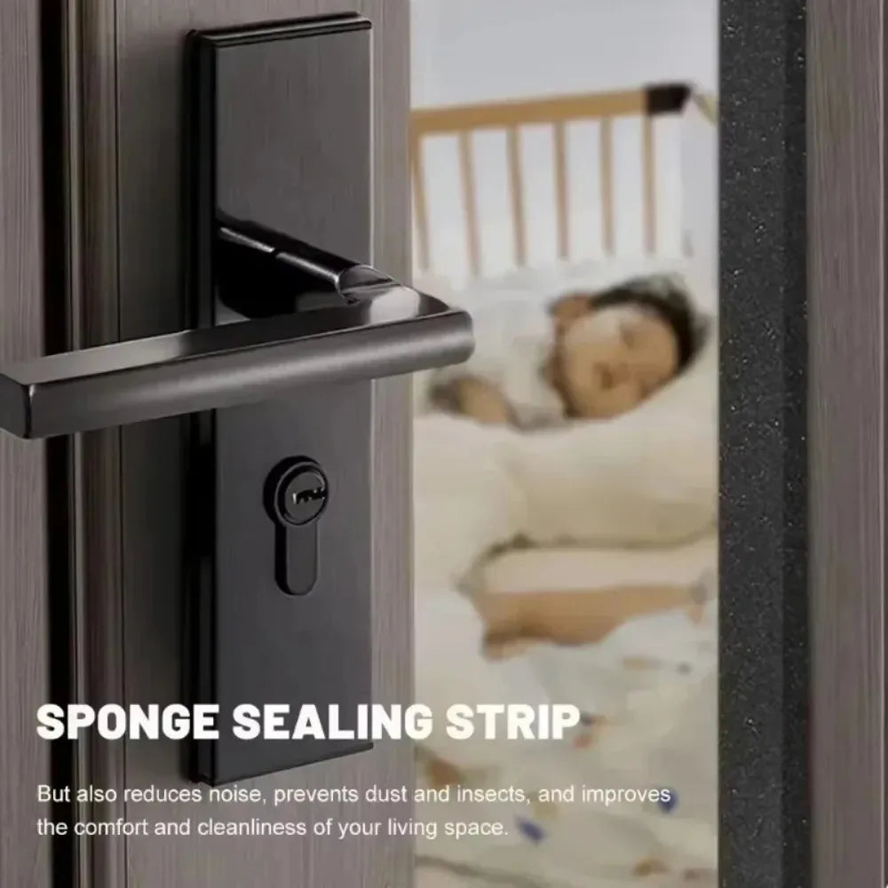 20/2M Door Window Sponge Sealing Strip Self-adhesive Window Windproof Dustproof Sealing Strip Furniture Anti Collision Foam Tape Quake