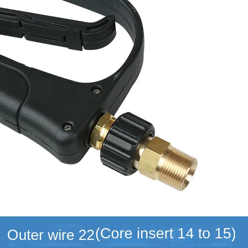 M22 14/15MM Cleaning Machine Discharging Tube High-Pressure Car Washing Gun Joint Universal Adapter Quake