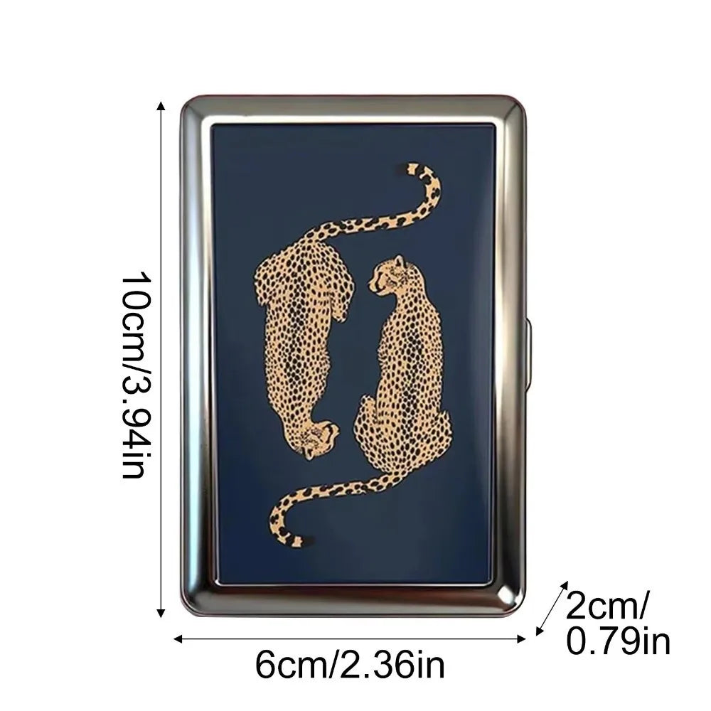 Vintage-Style Vintage Card Case Versatile Design Easy Snap Cash Case Multi-function Metal Material Card Holder ID Card Holder Quake
