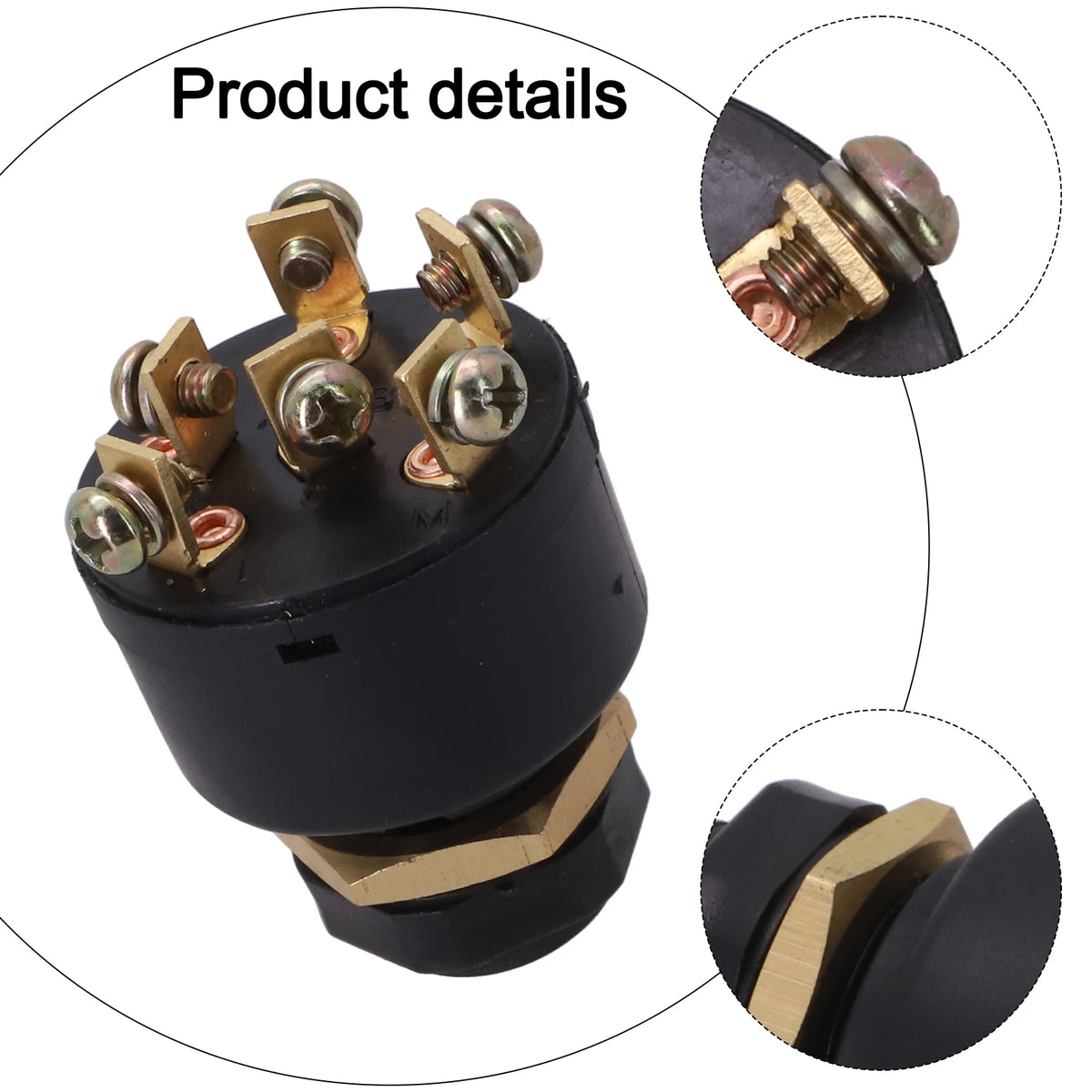 Marine Ignition Switch for OMC Engines Designed for Johnson and For Evinrude with Enhanced Protection Against Harsh Conditions Quake