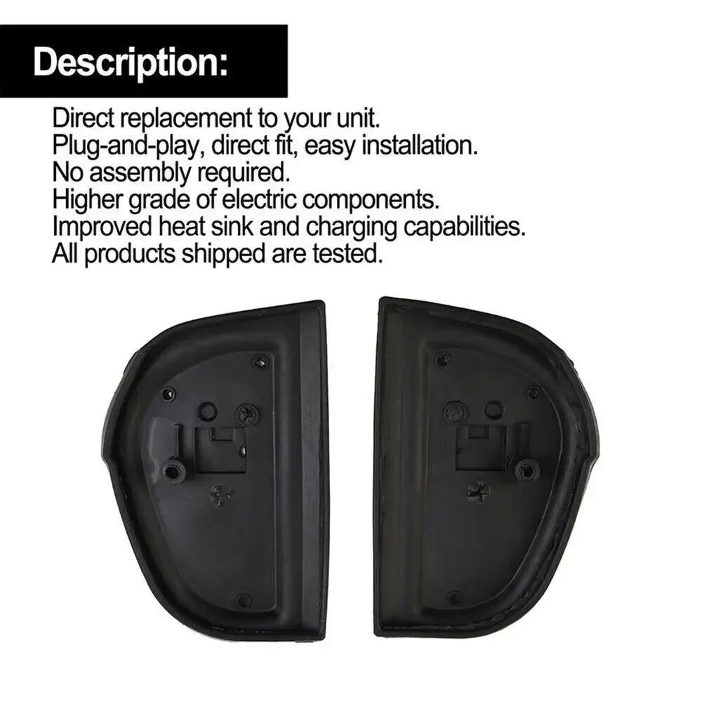 2108106316 2108106416 For Mercedes S E C Class W140 W210 W202 Car Rear View Mirror Gasket Rubber Seal Pads Black Rubber Auto Quake