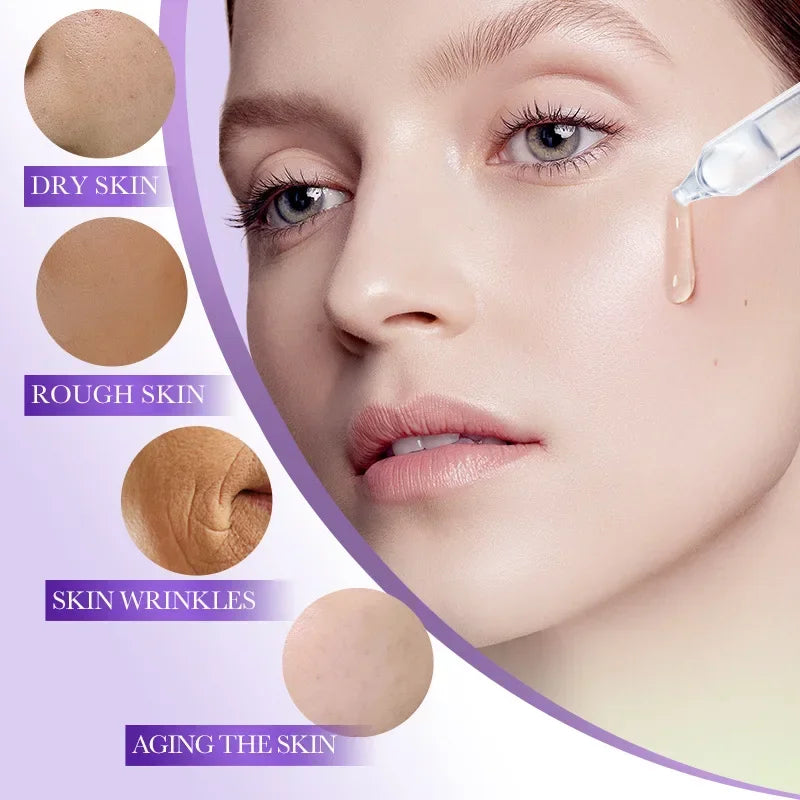 30pcs/box Retinol Vitamin C Hyaluronic Acid Serum for Face Moisturizing Firming Hydrating Facial Essence Face Skin Care Quake
