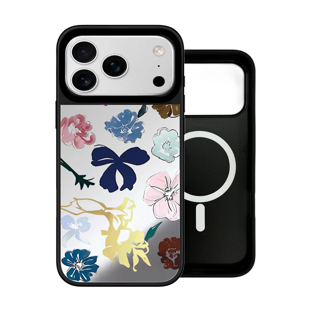 6090741 Mirror Surface Magnetic Phone Case Cover for IPhone 13 14 15 16 17 18 Pro Max Case Quake mirror (MagSafe) iPhone 18