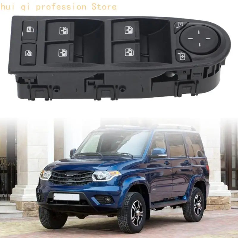 Window Control Switches Assembly Including 10 Pin Port 31633769100 Vehicle Window Lift Switches Designed for Vehicles H8WE Quake black CN